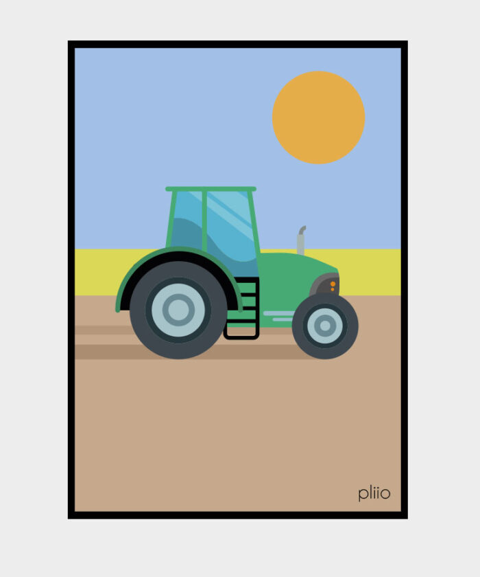 Traktor til børneværelset